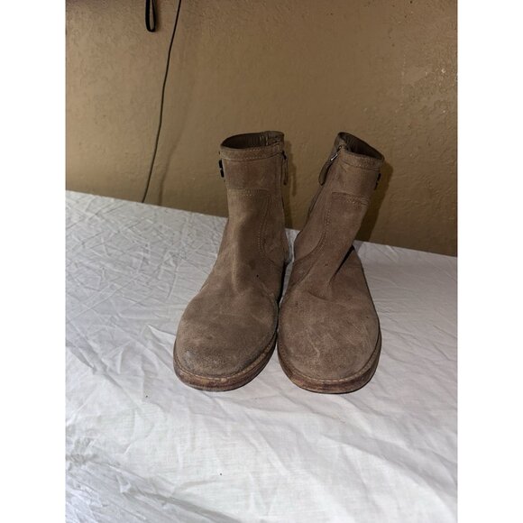 Tory Burch Womens Eloise Short Brown Suede Zip Up Booties Ankle Boots Sz 11m - Picture 3 of 6